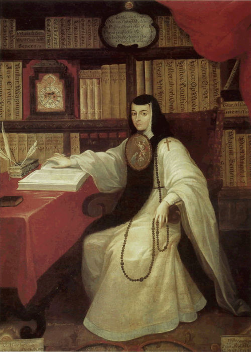 Poeta mexicana Sor Juana Inés de la Cruz