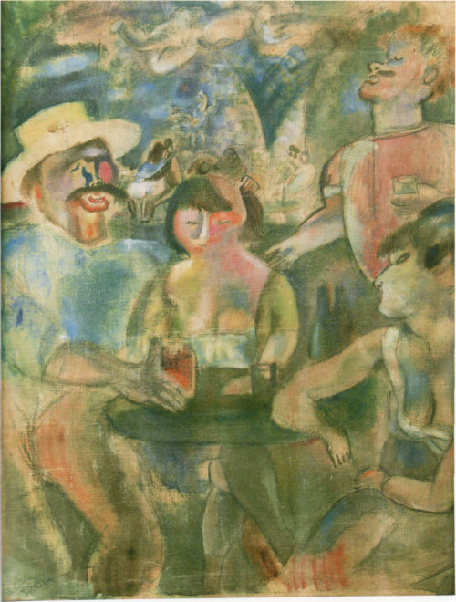 Reunión en Cuba, por Jules Pascin