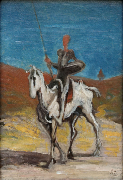 Don Quijote y Sancho Panza, por Honoré Daumier