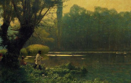 Tarde de verano en un lago, por Jean-Léon Gérôme