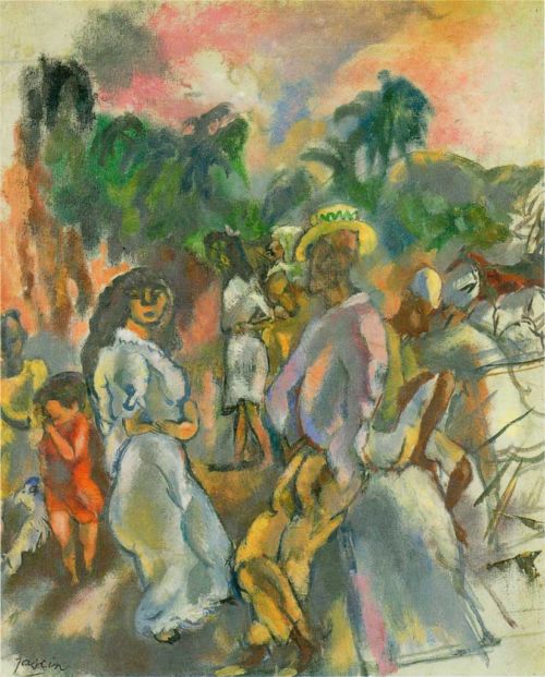 Composición de Cuba, por Jules Pascin