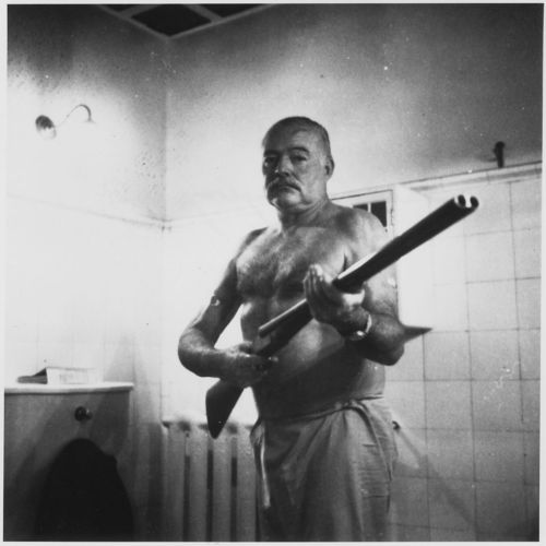 Ernest Hemingway en la finca La Vigía, Cuba