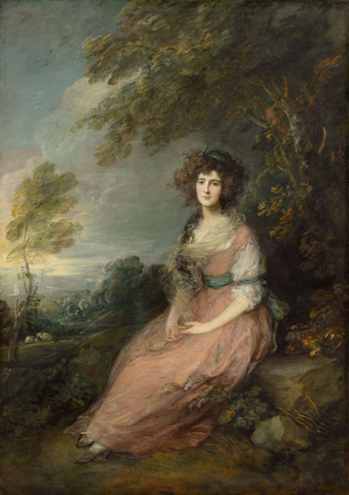 Mrs. Richard Brinsley Sheridan. Por: Thomas Gainsborough