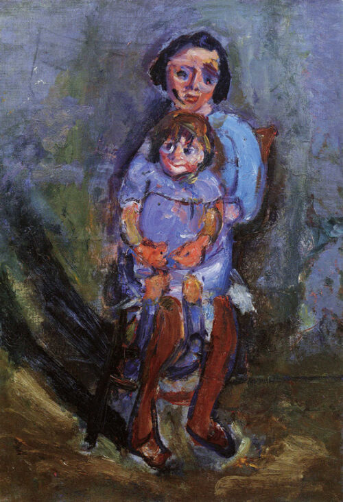 Madre e hijo. Por Chaim Soutine